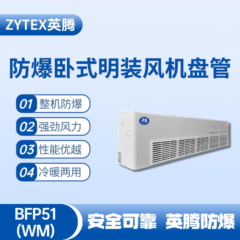 BFP51(WM) 臥式明裝防爆風(fēng)機盤(pán)管 化工實(shí)驗室使用