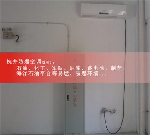 10p化肥廠(chǎng)防爆水環(huán)熱泵空調機案例圖